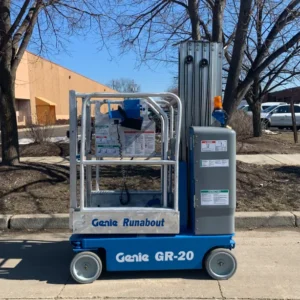 Fully Refurbished 2016 Genie GR-20 — Refurbished Electric Scissor Lift, Win Win Equipment, Addison IL