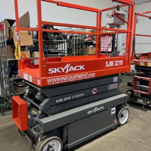 Skyjack SJIII3219 — Refurbished Electric Scissor Lift, Win Win Equipment, Addison IL