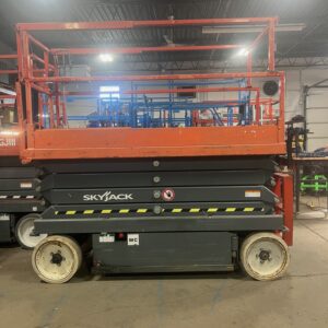 Used Skyjack SJIII3226 2014 — Refurbished Electric Scissor Lift, Win Win Equipment, Addison IL