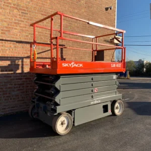 Skyjack SJIII4632 — Refurbished Electric Scissor Lift, Win Win Equipment, Addison IL