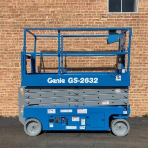 Genie GS2632 refurbished scissor lift indoor warehouse use