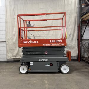 Refurbished Skyjack SJIII3219 2018 — Refurbished Electric Scissor Lift, Win Win Equipment, Addison IL