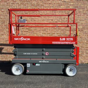 Refurbished 2016 Skyjack SJIII3226 — Refurbished Electric Scissor Lift, Win Win Equipment, Addison IL