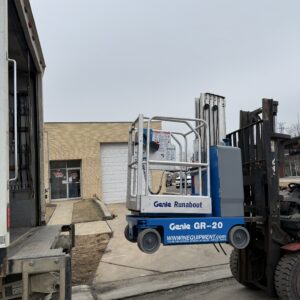 Refurbished 2018 Genie GR-20 — Refurbished Electric Scissor Lift, Win Win Equipment, Addison IL