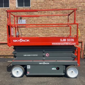 2018 Skyjack SJIII3226 For Sale — Refurbished Electric Scissor Lift, Win Win Equipment, Addison IL