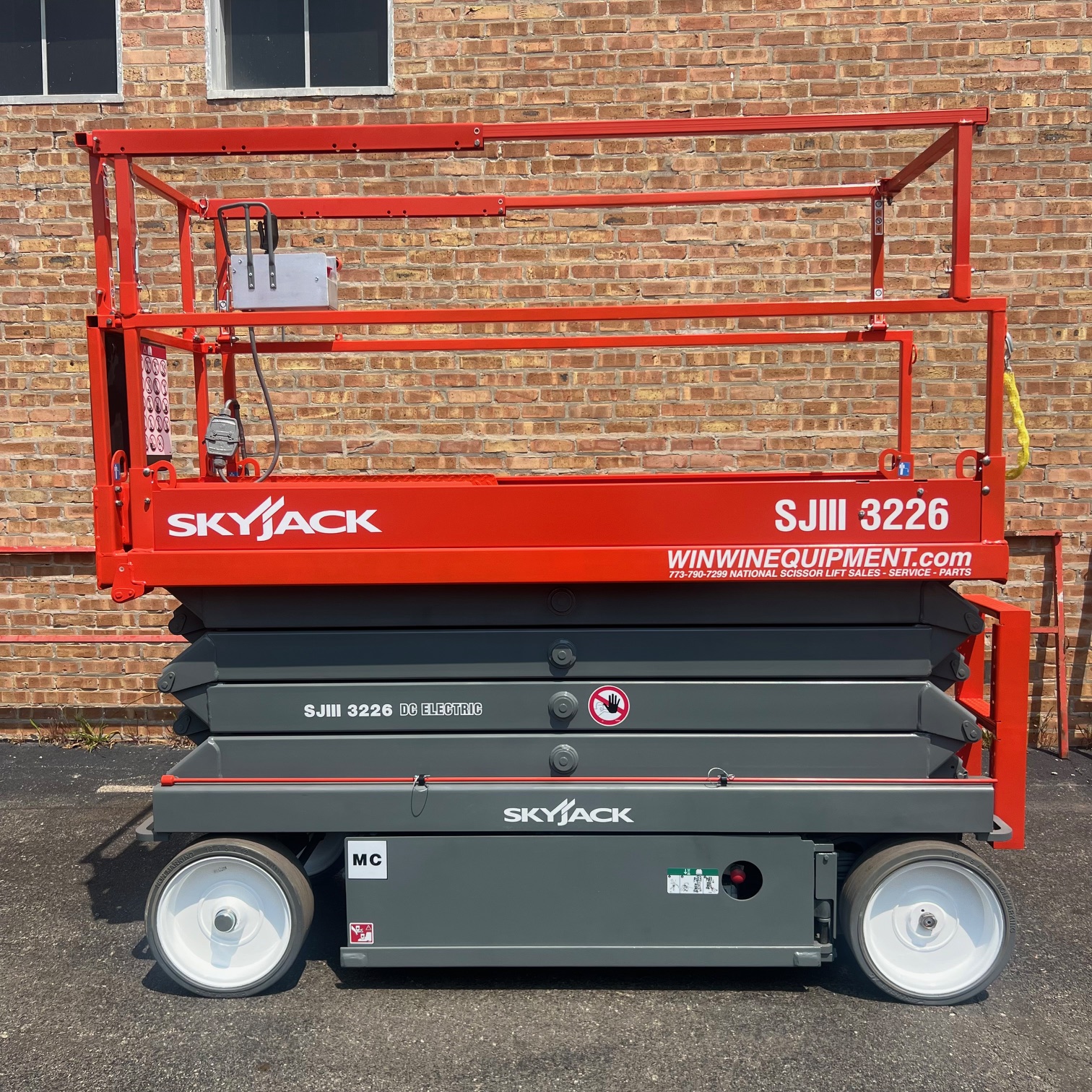 Refurbished Skyjack SJIII3226 scissor lift for sale — Win Win Equipment Addison IL