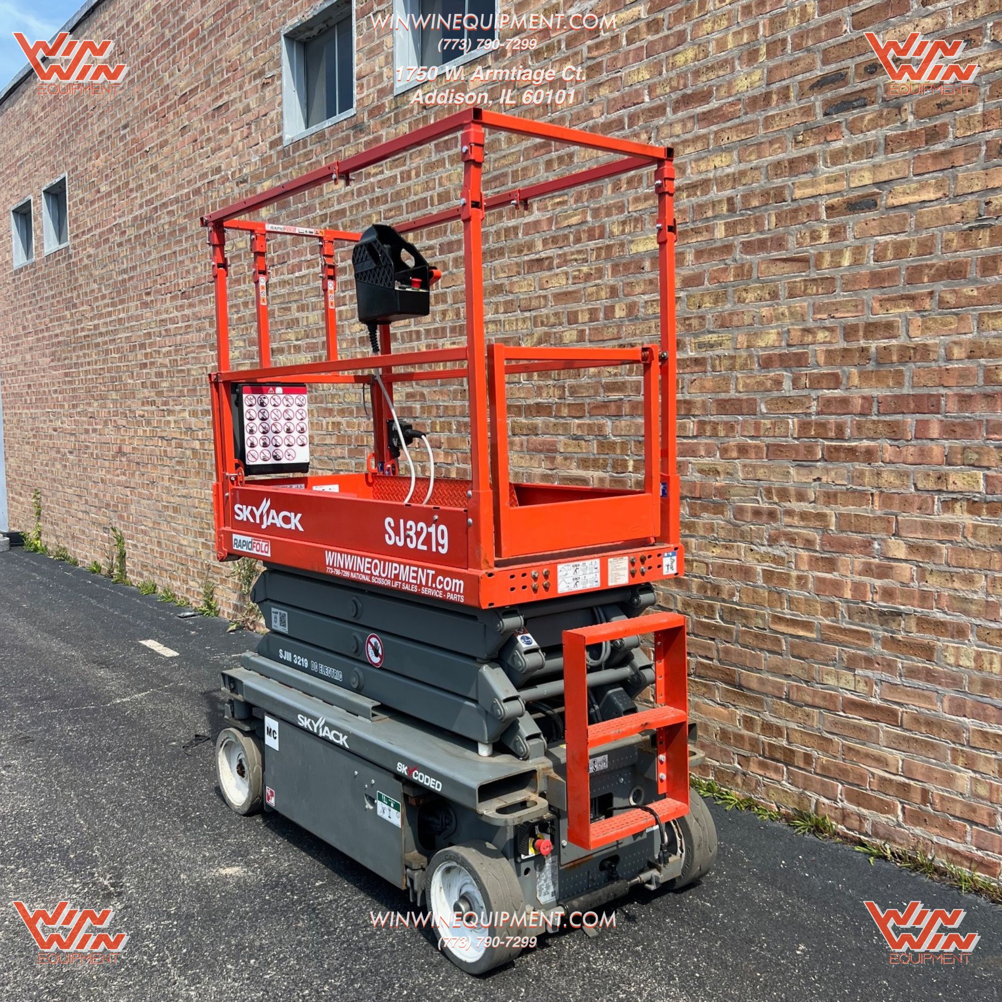 Refurbished Skyjack SJIII3219 scissor lift for sale — Win Win Equipment Addison IL