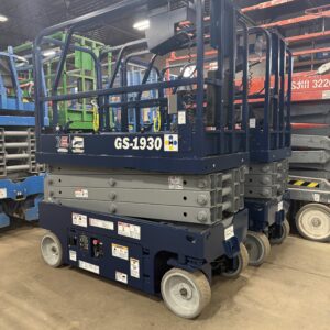 2016 Genie GR-20 For Sale — Refurbished Electric Scissor Lift, Win Win Equipment, Addison IL