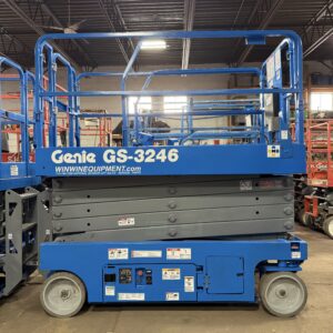 2019 Genie GS-3246 For Sale — Refurbished Electric Scissor Lift, Win Win Equipment, Addison IL