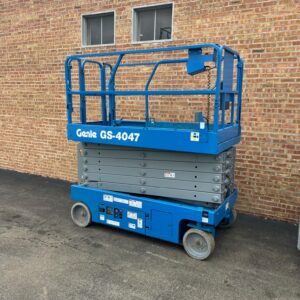 2019 Genie GS-4047 For Sale — Refurbished Electric Scissor Lift, Win Win Equipment, Addison IL