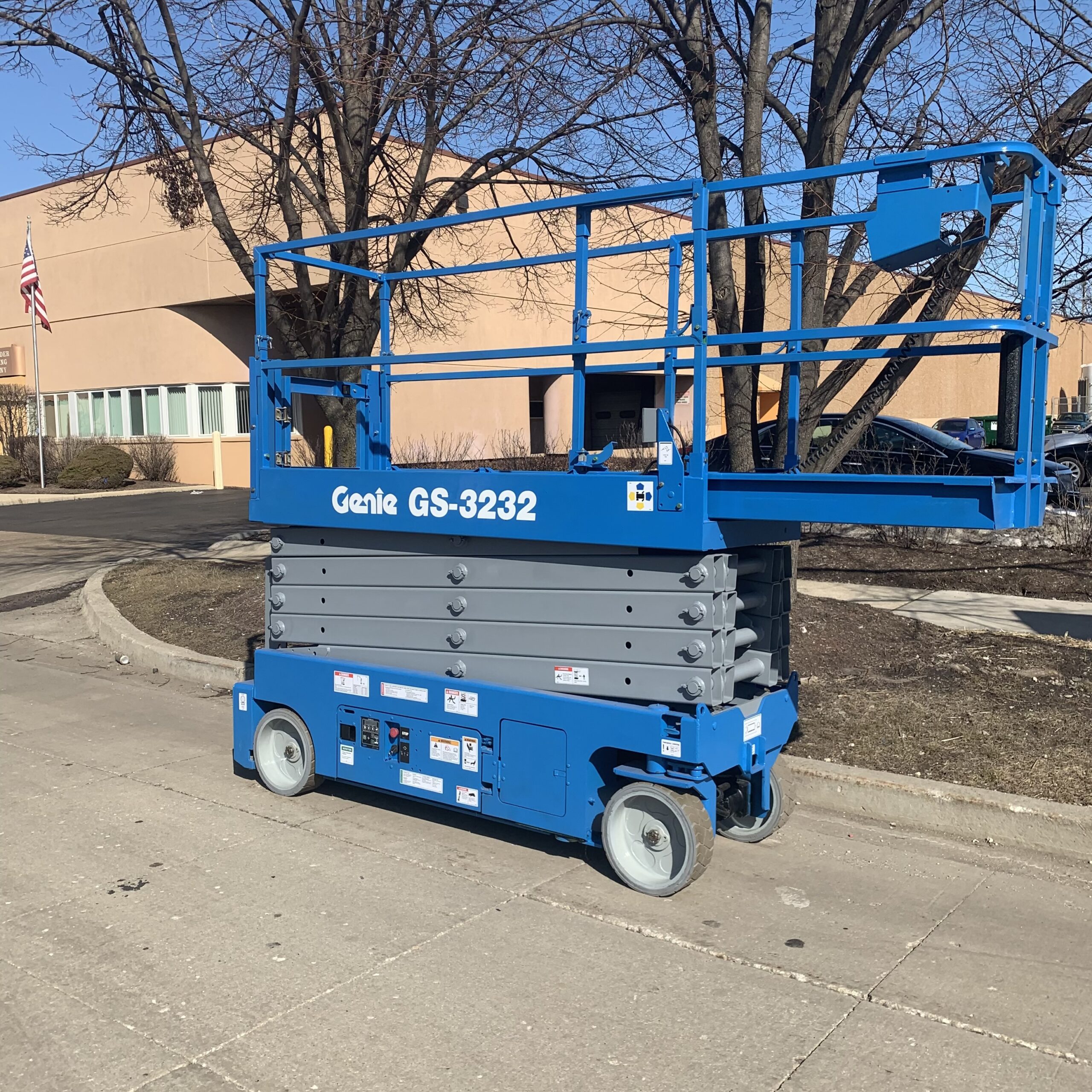 Refurbished Genie GS-3232 scissor lift for sale — Win Win Equipment Addison IL