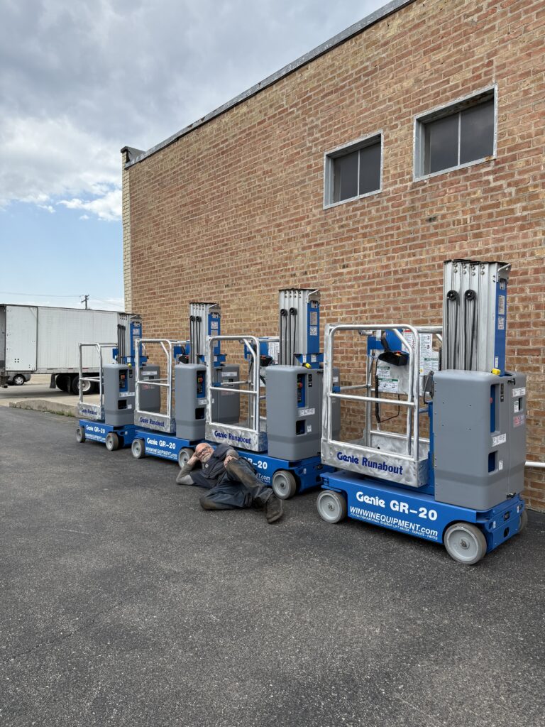 2018 Genie GR-20 For Sale — Refurbished Electric Scissor Lift, Win Win Equipment, Addison IL