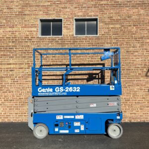 2018 Genie GS-2632 For Sale — Refurbished Electric Scissor Lift, Win Win Equipment, Addison IL
