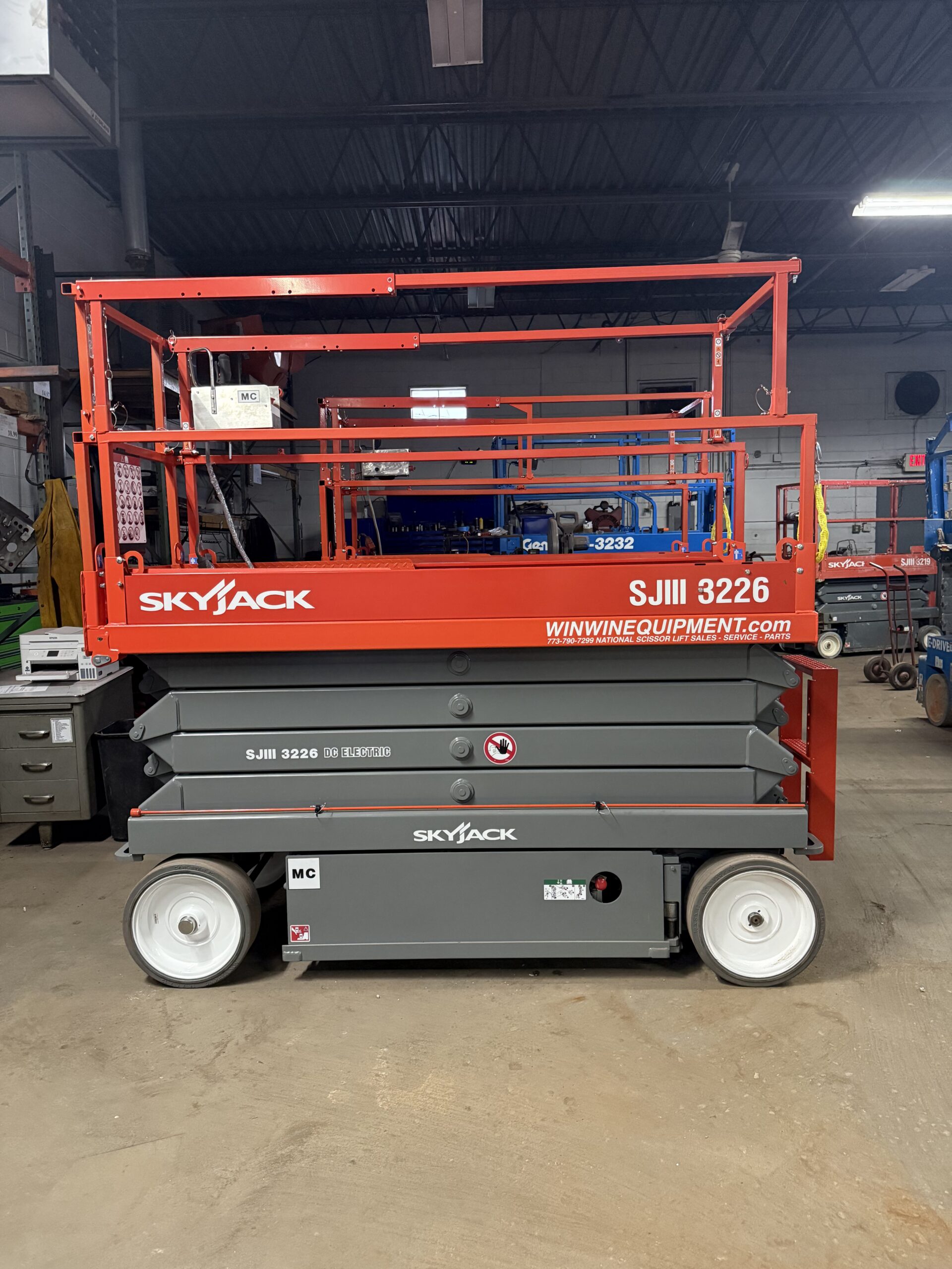 Refurbished Skyjack SJIII3226 scissor lift for sale — Win Win Equipment Addison IL