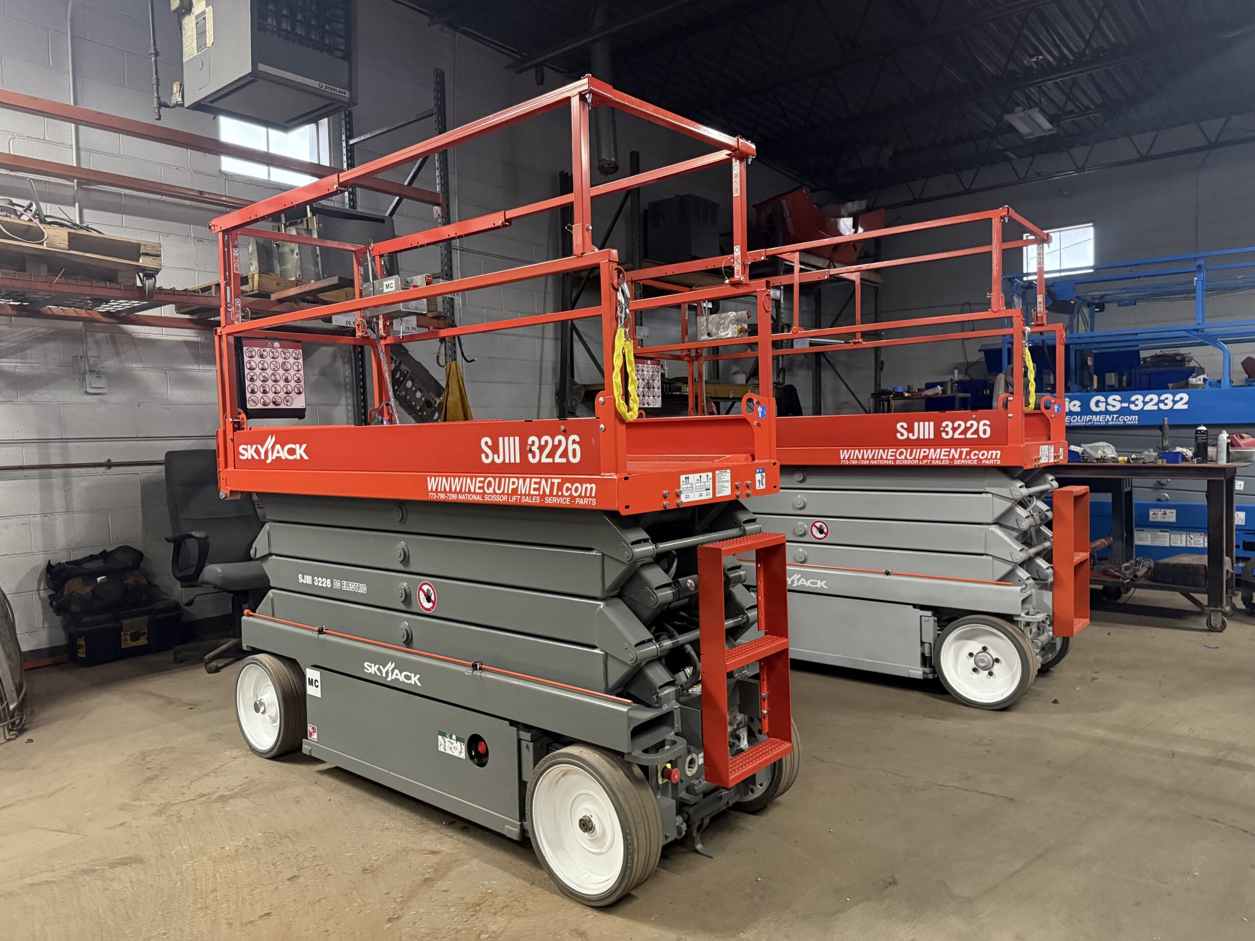 Refurbished Skyjack SJIII3226 scissor lift for sale — Win Win Equipment Addison IL