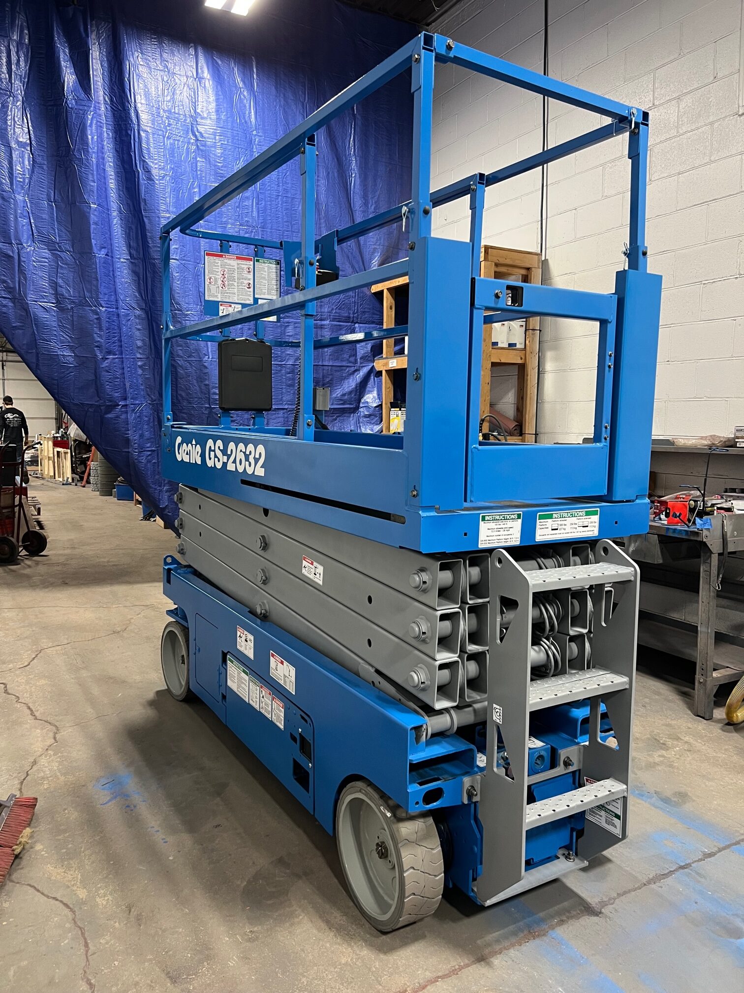 Refurbished Genie GS-2632 scissor lift for sale — Win Win Equipment Addison IL