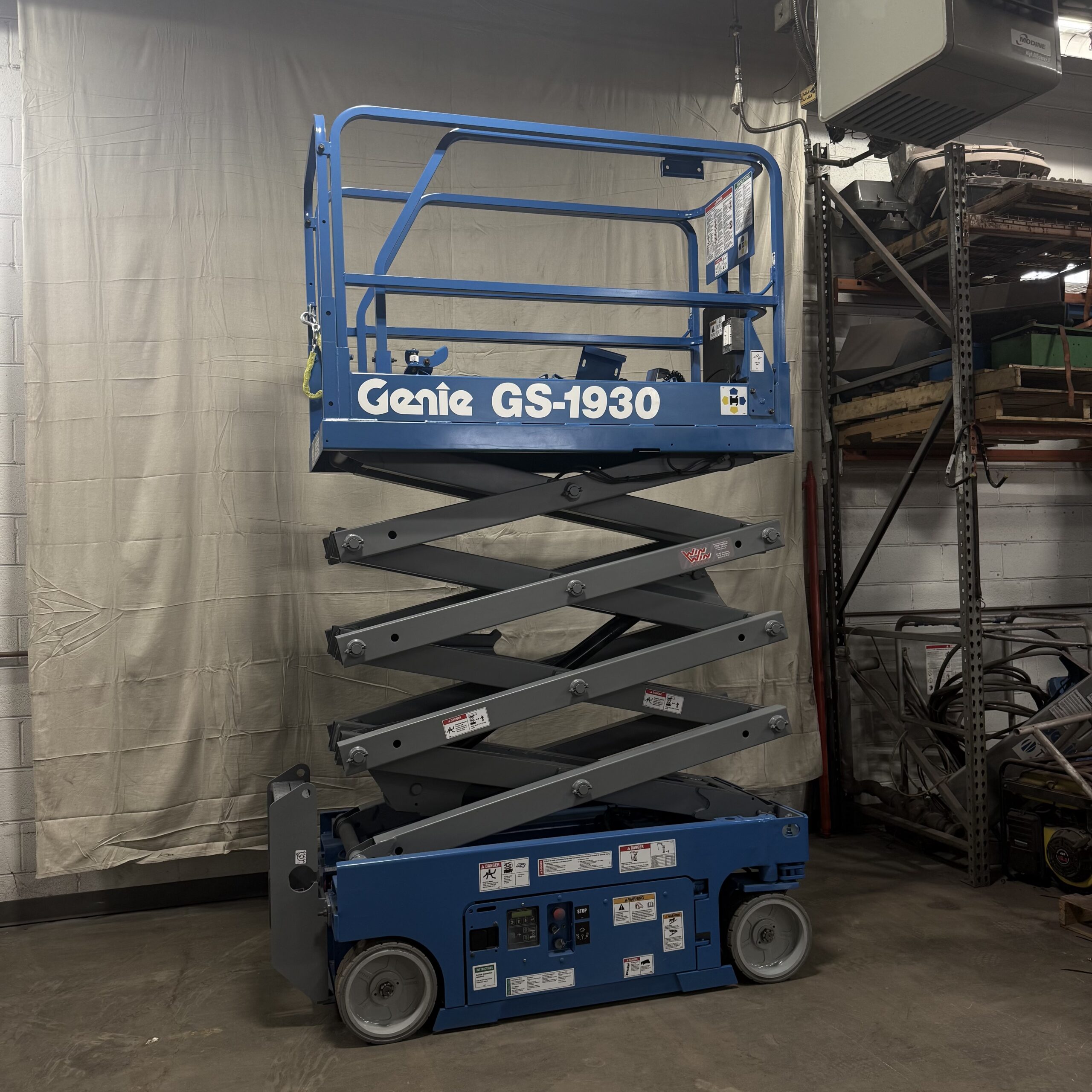 Refurbished Genie GS-1930 scissor lift for sale — Win Win Equipment Addison IL