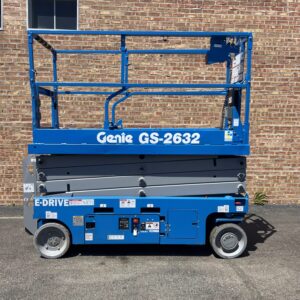 2024 Genie GS2632 refurbished electric scissor lift for sale — Win Win Equipment Addison IL